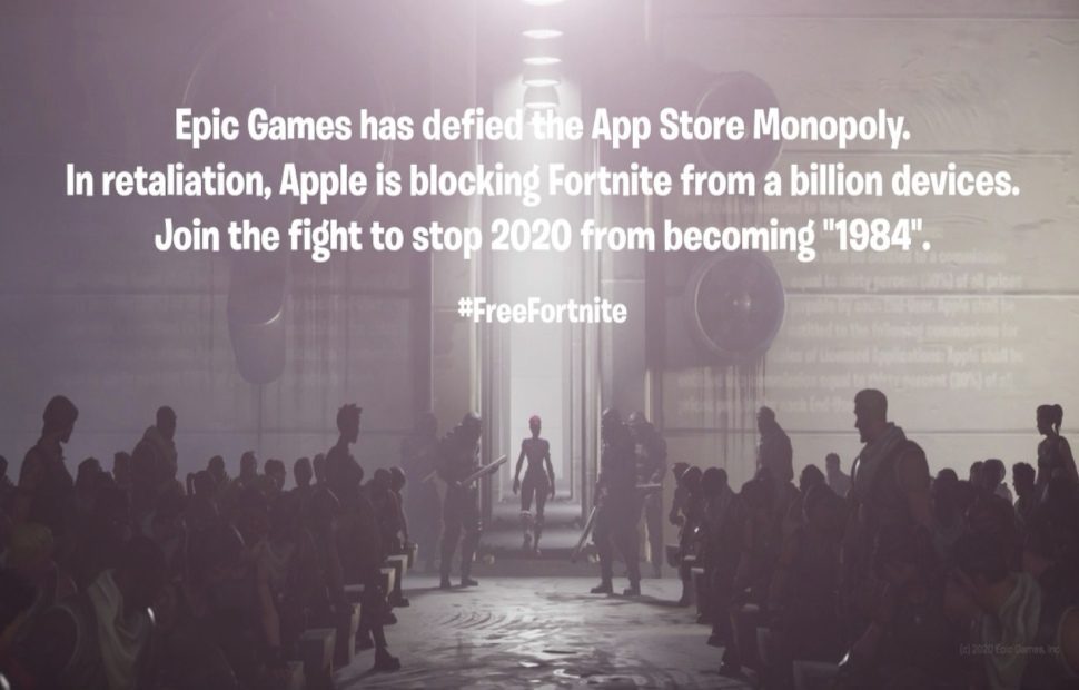 Fortnite en Epic Games vechten tegen Apple en Google.
