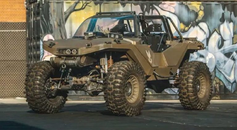Ken Block’s ‘Halo’ Warthog- voertuig is bruter dan bruut