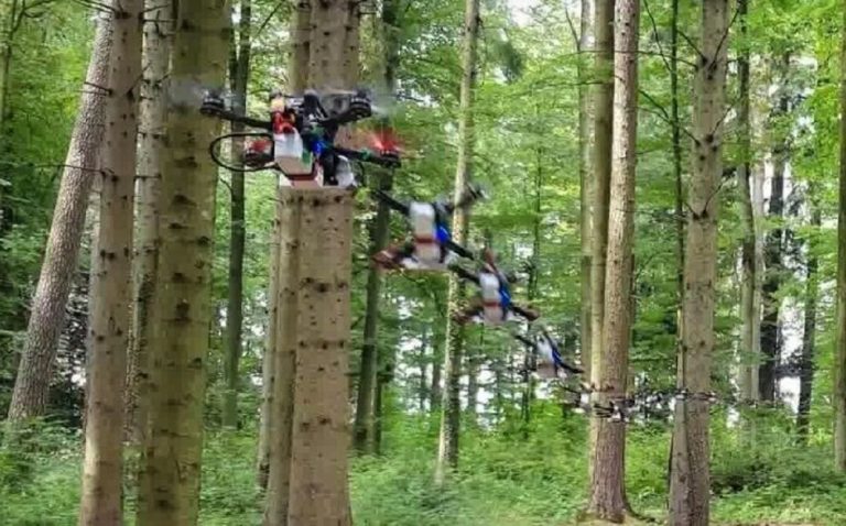 Deze drones vliegen knetterhard door het bos!