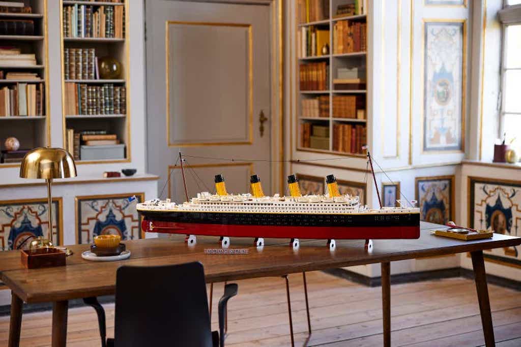 Met 9.090 stenen is de Titanic het grootste Lego-model ooit