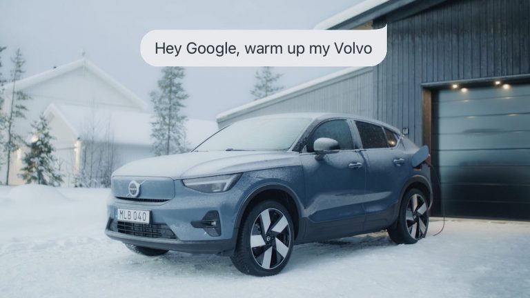 Altijd een warme auto met Google Assistent in je Volvo