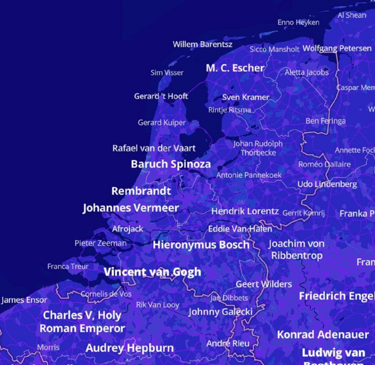 Zoek met deze interactieve kaart de meest opvallende persoon uit je woonplaats