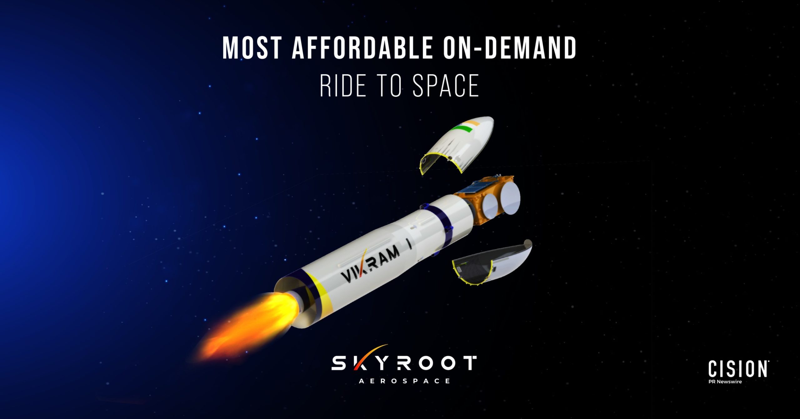 India’s Skyroot launches low-cost mini rocket into space