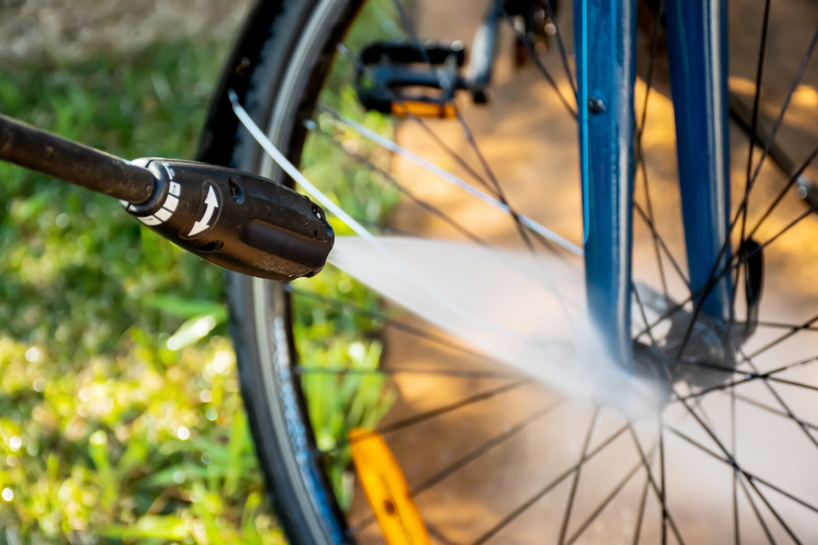 How did you wash your e-bike during the winter?