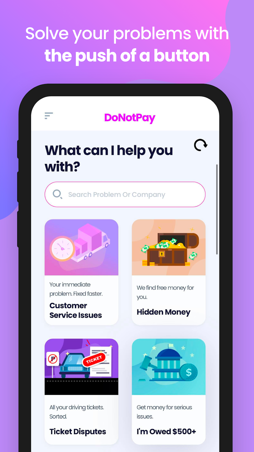 DoNotPay will negotiate your price down