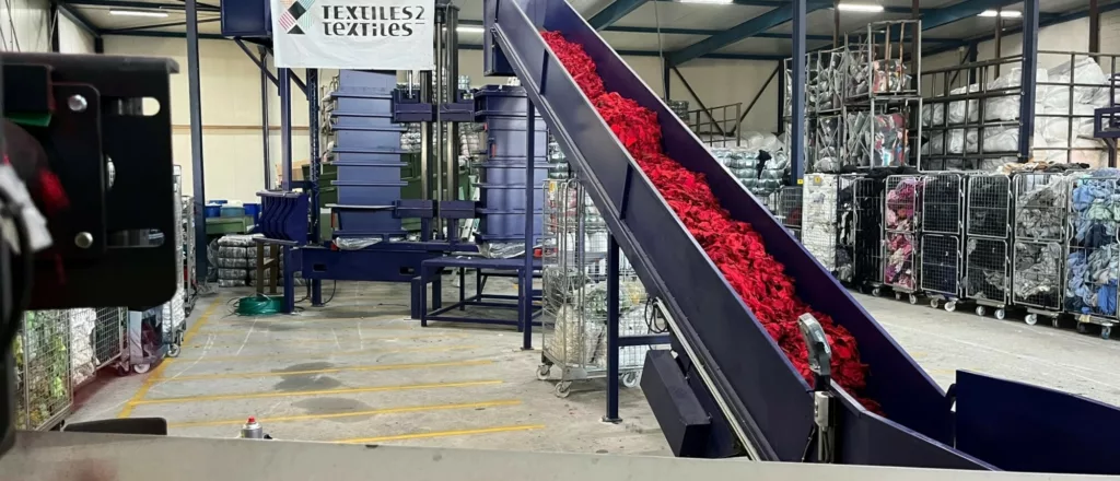 Scoop: new Textiles2Textiles recycling machine
